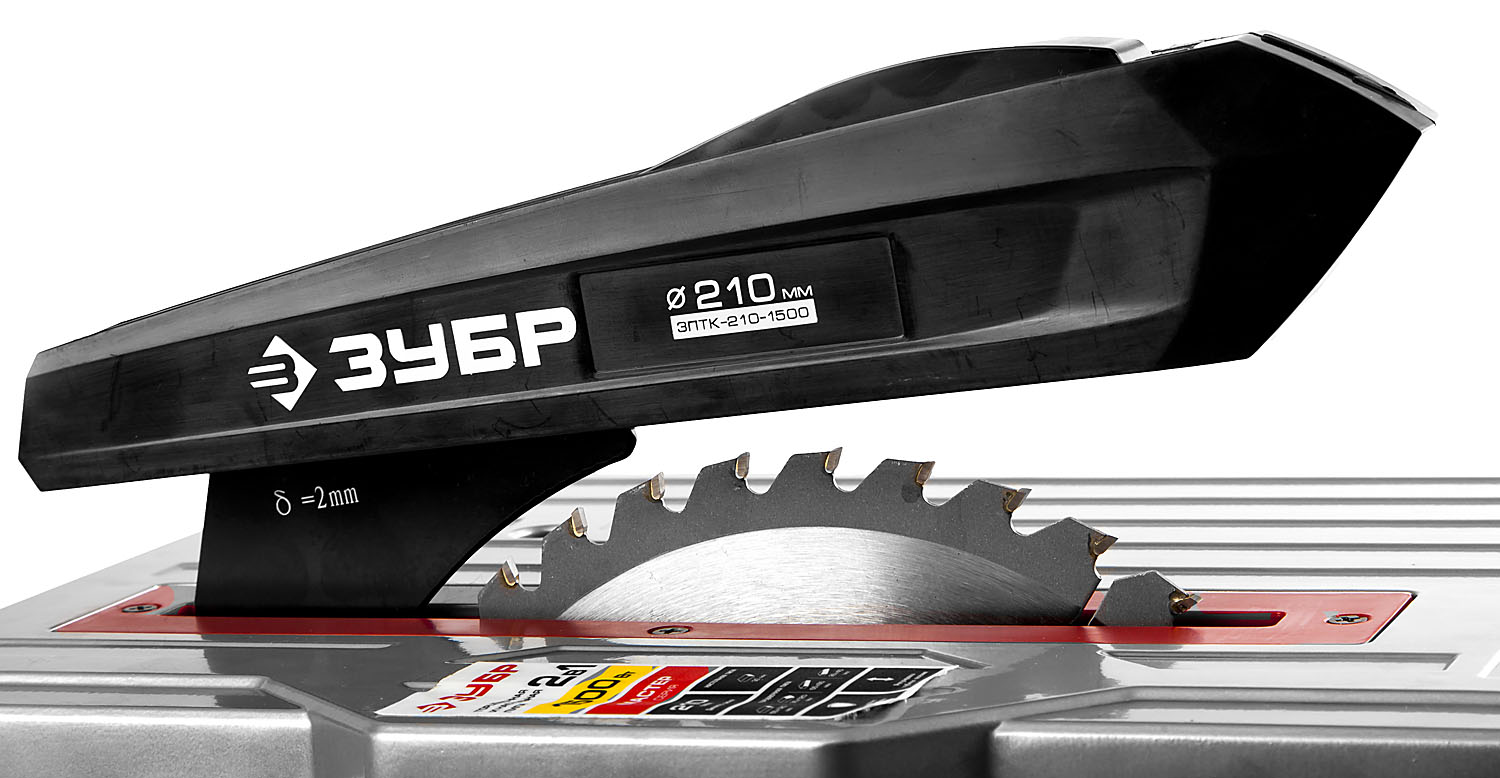 ЗУБР Ø 210, 1500 Вт, пила торцовочная комбинированная (ЗПТК-210-1500) — фото 14
