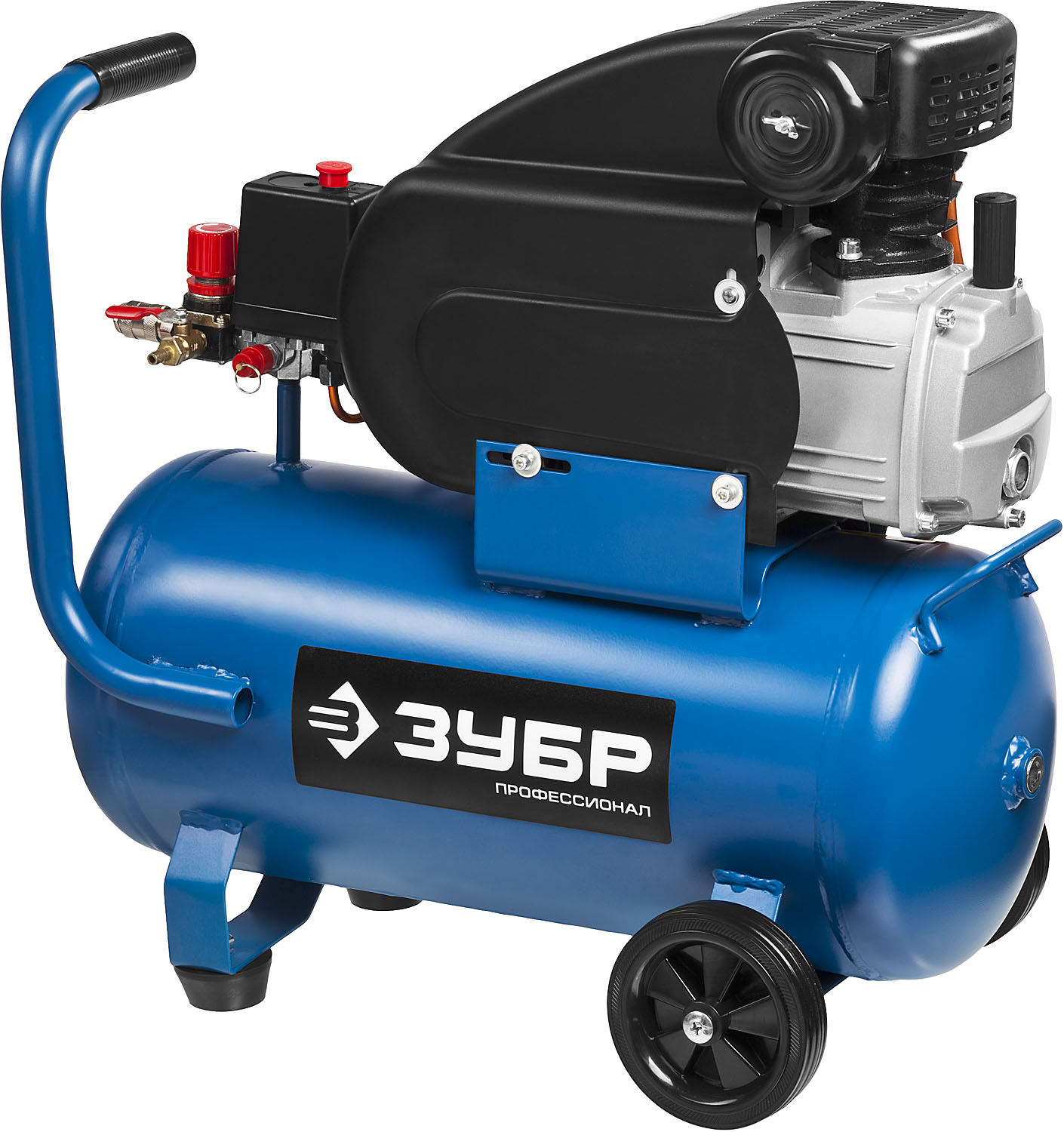 ЗУБР 240 л/мин, 24 л, 1500 Вт, масляный компрессор, Профессионал (ЗКПМ-240-24-1.5) — фото 4