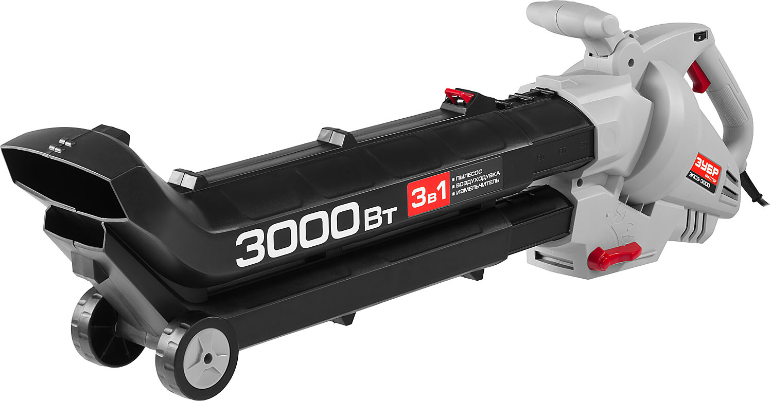 ЗУБР 3000 Вт, электрический садовый пылесос-воздуходувка (ЗПСЭ-3000) — фото 13