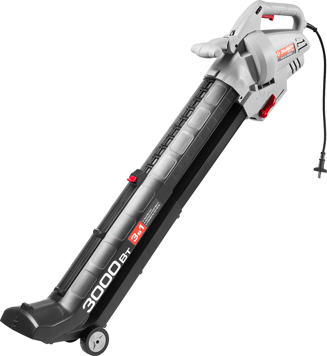ЗУБР 3000 Вт, электрический садовый пылесос-воздуходувка (ЗПСЭ-3000) — фото 3
