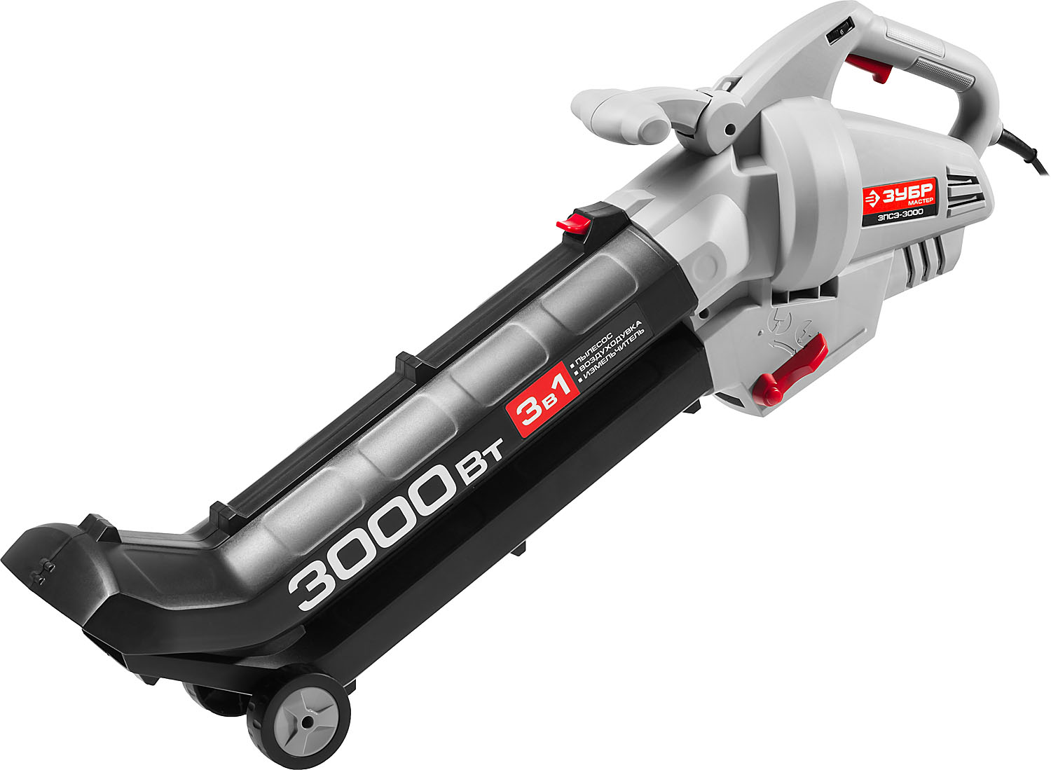 ЗУБР 3000 Вт, электрический садовый пылесос-воздуходувка (ЗПСЭ-3000) — фото 4