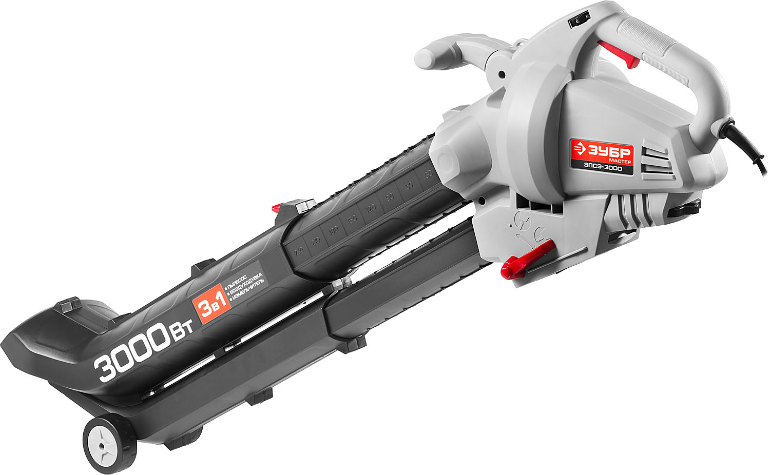 ЗУБР 3000 Вт, электрический садовый пылесос-воздуходувка (ЗПСЭ-3000) — фото 5