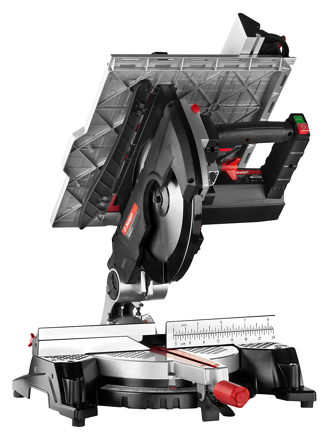 ЗУБР ЗПТК-305-1900 пила торцовочная комбинированная, d 305 х 30 мм, 1900 Вт — фото 3