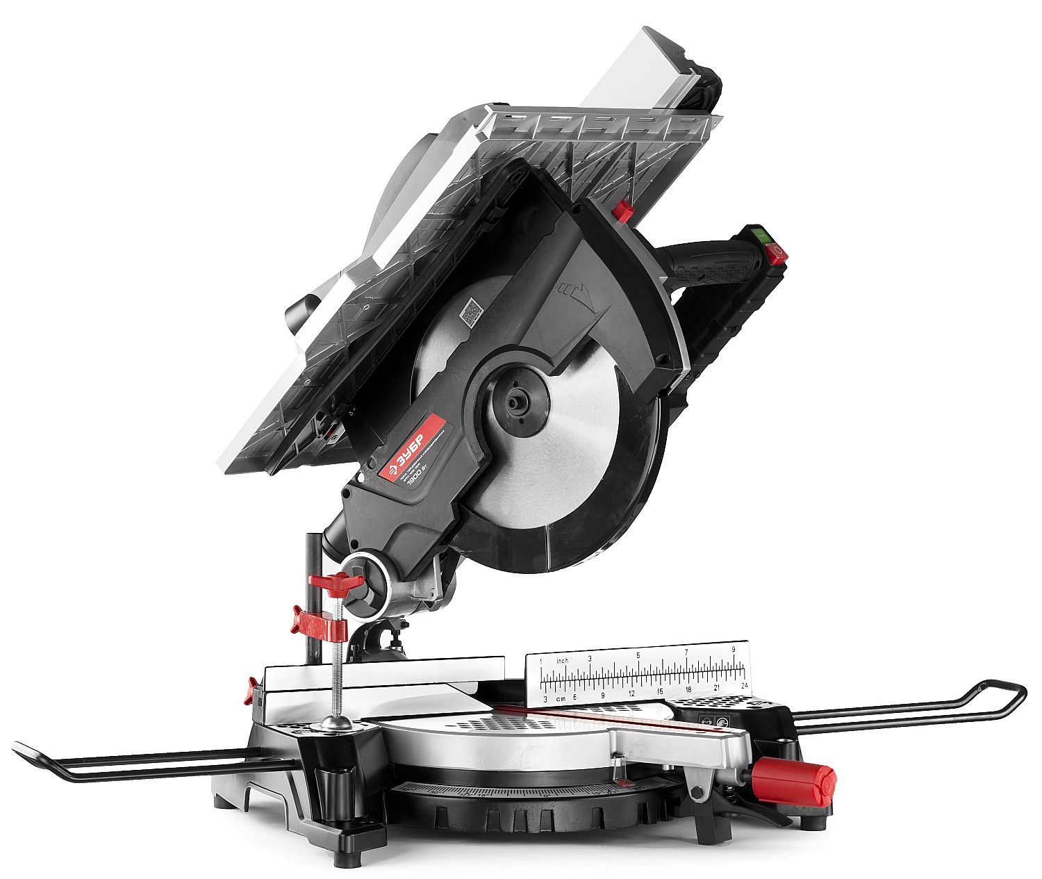 ЗУБР ЗПТК-305-1900 пила торцовочная комбинированная, d 305 х 30 мм, 1900 Вт — фото 7