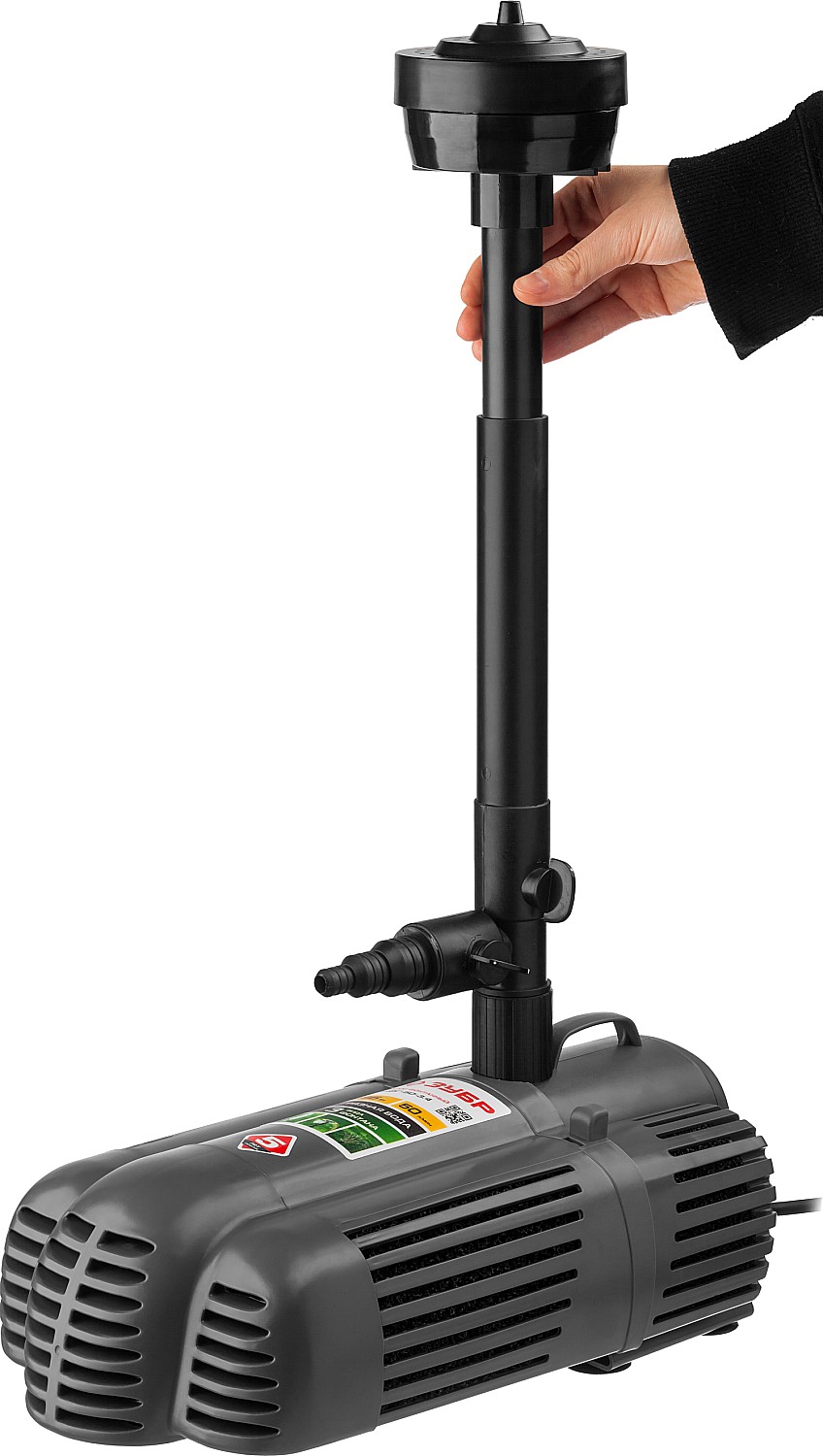 ЗУБР 85 Вт, фонтанный насос для грязной воды (ЗНФГ-50-3.4) — фото 5
